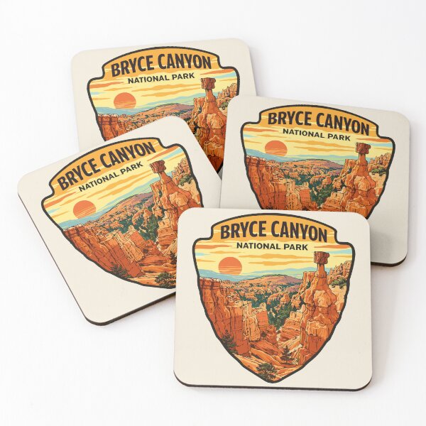 Item preview, Bryce Canyon National Park Utah Retro Badge designed and sold by Gideon Emmerich.