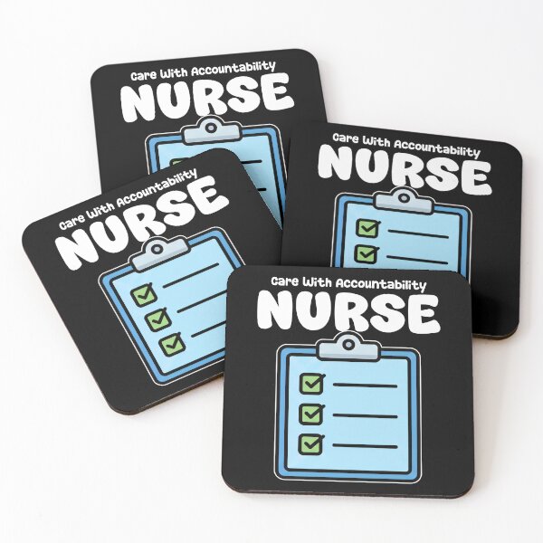 Item preview, NURSE - CARE WITH ACCOUNTABILITY designed and sold by KEF Custom.