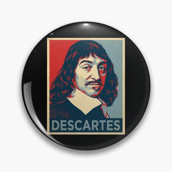 Item preview, Rene Descartes Hope Style Retro Poster Art designed and sold by DamianRoy88.