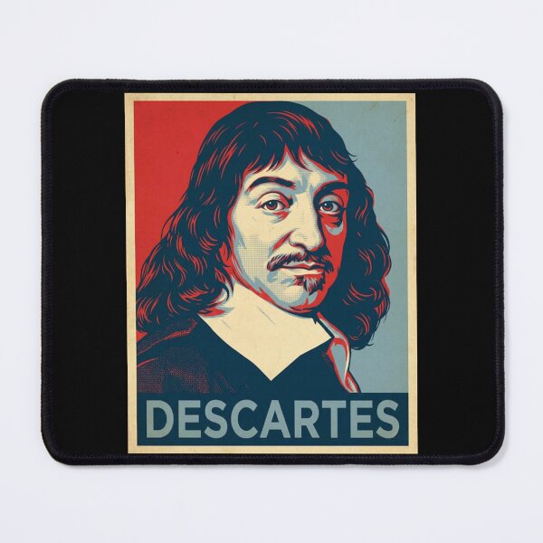 Item preview, Rene Descartes Hope Style Retro Poster Art designed and sold by DamianRoy88.