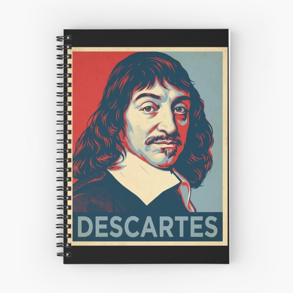 Item preview, Rene Descartes Hope Style Retro Poster Art designed and sold by DamianRoy88.