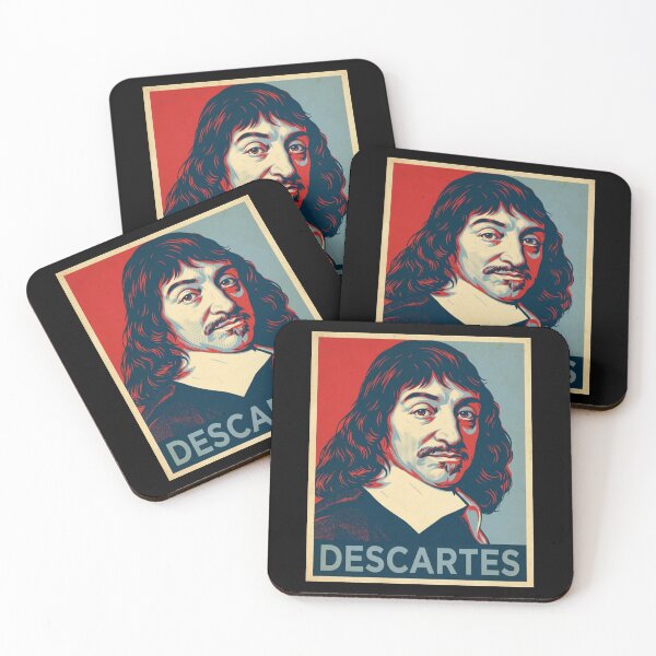 Item preview, Rene Descartes Hope Style Retro Poster Art designed and sold by DamianRoy88.