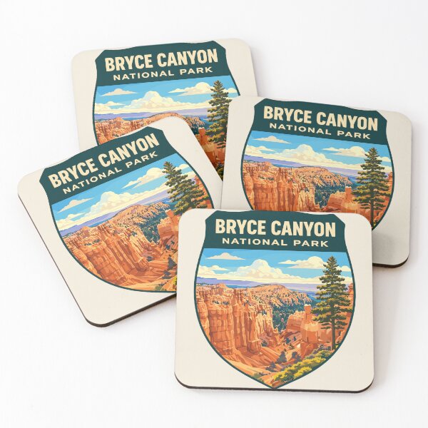 Item preview, Bryce Canyon National Park Utah Retro Badge designed and sold by Gideon Emmerich.