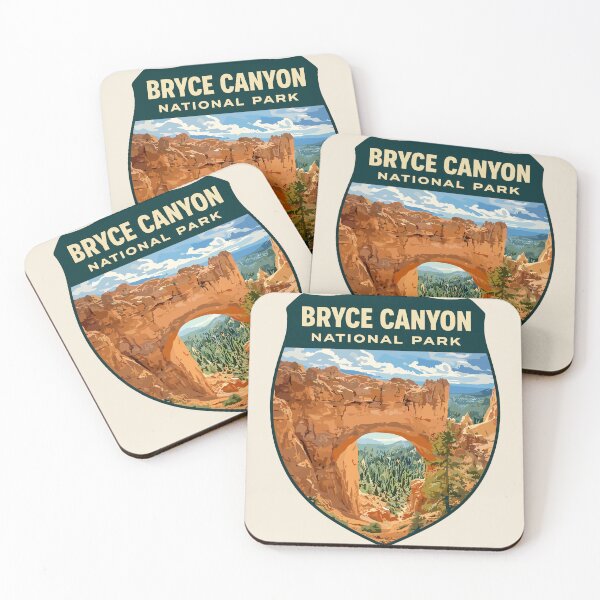 Item preview, Bryce Canyon National Park Utah Retro Badge designed and sold by Gideon Emmerich.
