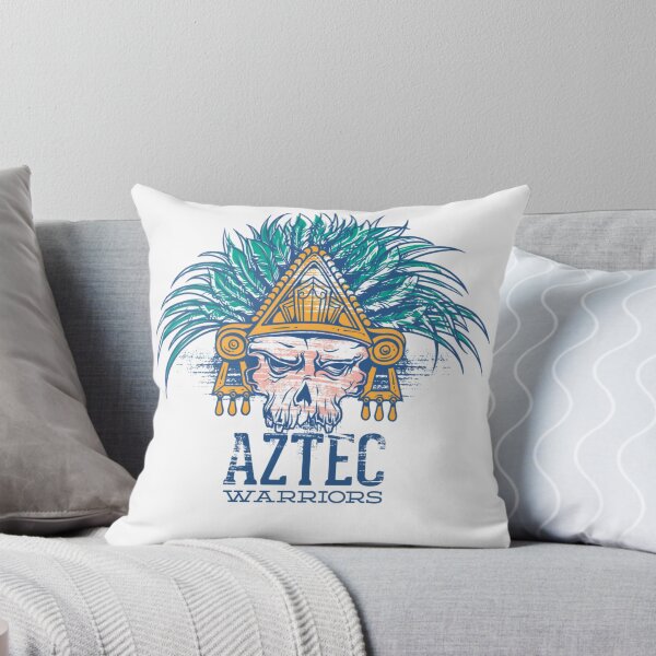 Item preview, Aztec Warriors – Tribal Skull Illustration designed and sold by SPREADito.