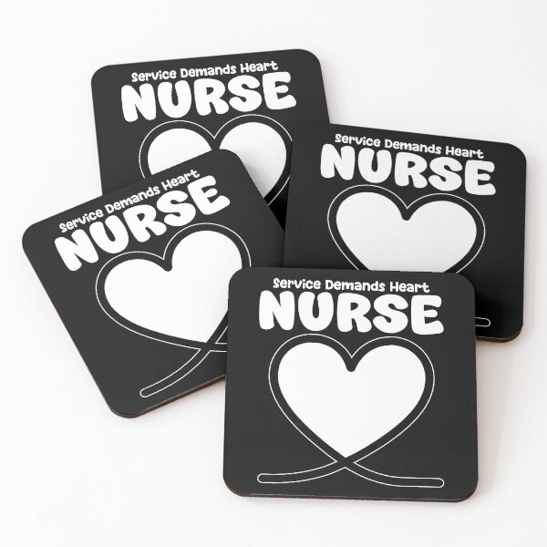 Item preview, NURSE - SERVICE DEMANDS HEART designed and sold by KEF Custom.