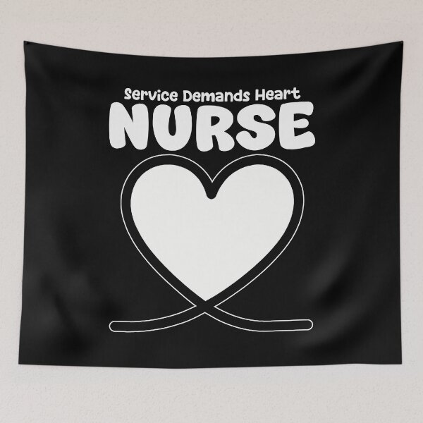 Item preview, NURSE - SERVICE DEMANDS HEART designed and sold by KEF Custom.