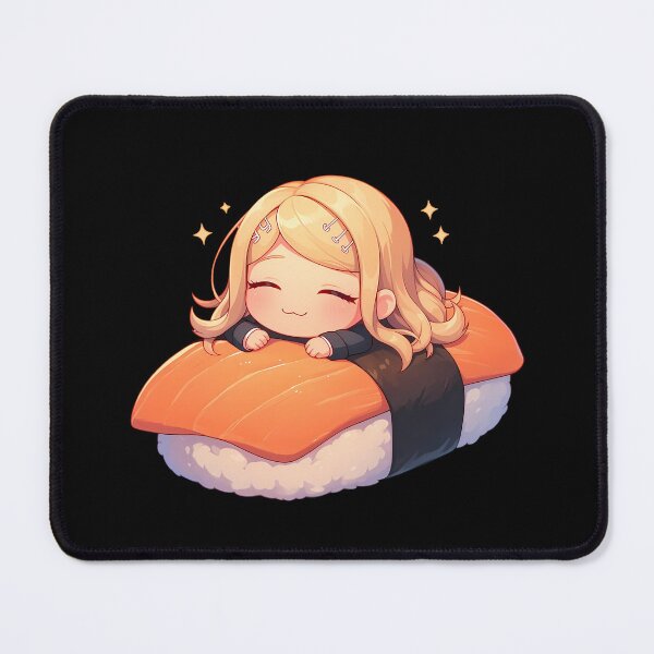 Item preview, Kaede Akamatsu Danganronpa Chibi Sushi Kawaii Anime Girl Adorable Roll designed and sold by CarlosBender.