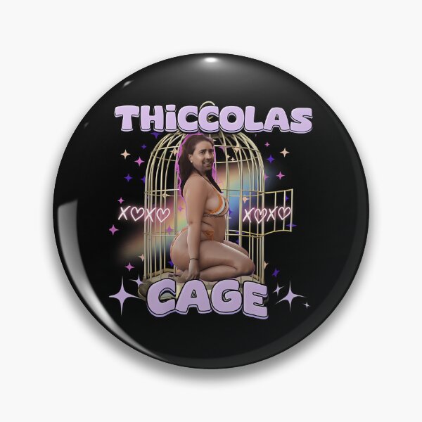 Item preview, Thiccolas Cage Funny Meme designed and sold by Alisaed.