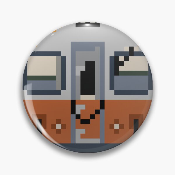 Item preview, Pixel Art NSW V Set CityRail Orange designed and sold by Martin's Pixel-Art Corner Store.