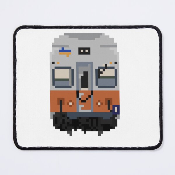 Item preview, Pixel Art NSW V Set CityRail Orange designed and sold by Martin's Pixel-Art Corner Store.