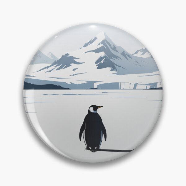 Item preview, Icy Wastelands Penguin designed and sold by NicolasGlowArt.
