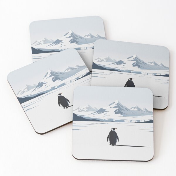 Item preview, Icy Wastelands Penguin designed and sold by NicolasGlowArt.