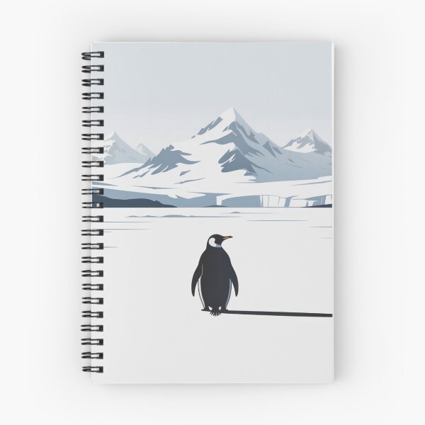 Item preview, Icy Wastelands Penguin designed and sold by NicolasGlowArt.