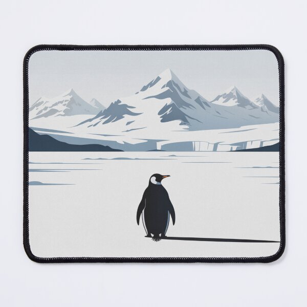 Item preview, Icy Wastelands Penguin designed and sold by NicolasGlowArt.