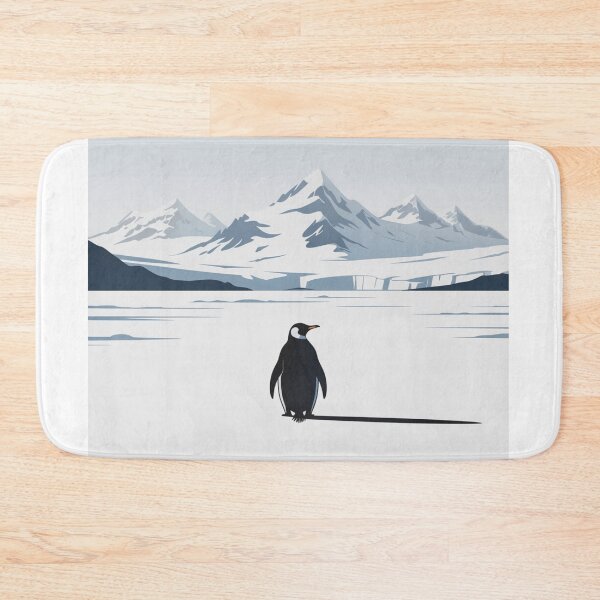 Item preview, Icy Wastelands Penguin designed and sold by NicolasGlowArt.