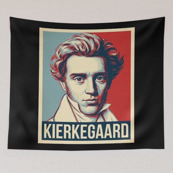 Item preview, Soren Kierkegaard Hope Style Retro Poster Art designed and sold by DamianRoy88.