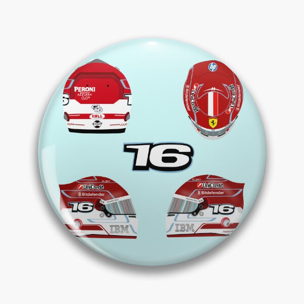 Item preview, Charles Leclerc Helmet 2026 Sticker Pack designed and sold by Pink Polar F1.