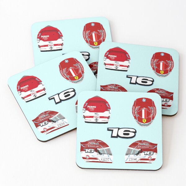Item preview, Charles Leclerc Helmet 2026 Sticker Pack designed and sold by Pink Polar F1.