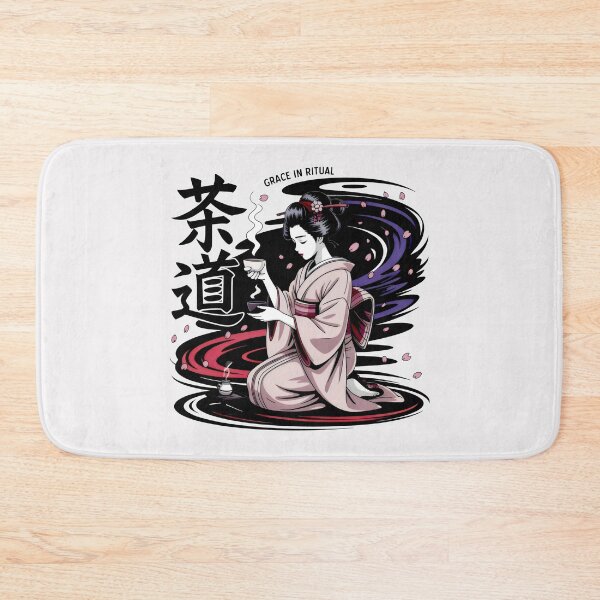 Item preview, Grace in Ritual Japanese Tea Ceremony Otaku Art Style designed and sold by SplashTastic.
