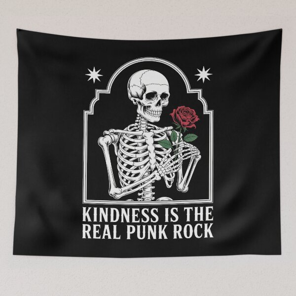 Item preview, Kindness Social Justice Feminist Human Rights Skull designed and sold by sterabamineh.
