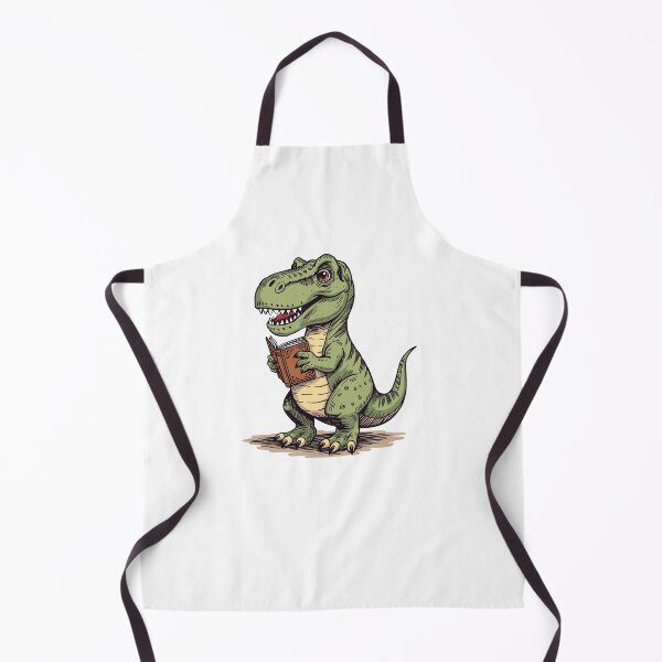Item preview, Cute Dinosaur with Book,t-rex Dinosaur reading a book  designed and sold by SOUFIANE1991.