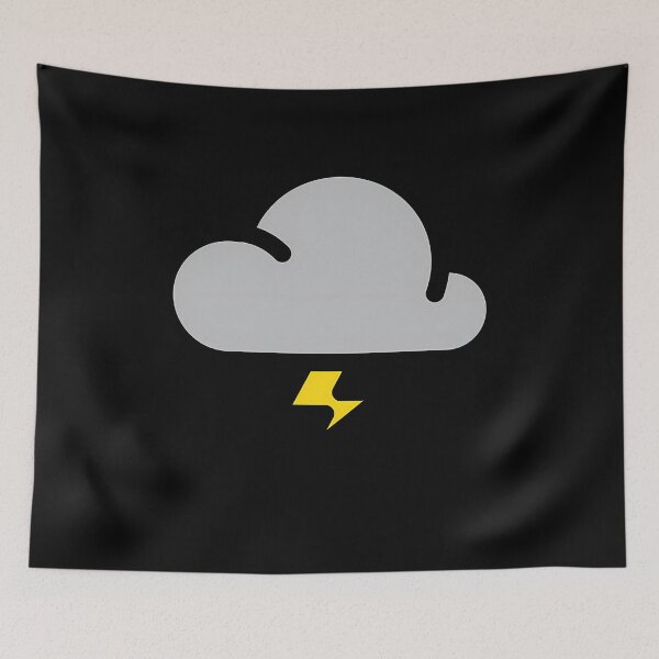 Item preview, Thunderstorm Weather Icon Graphic designed and sold by rimiuvay37.