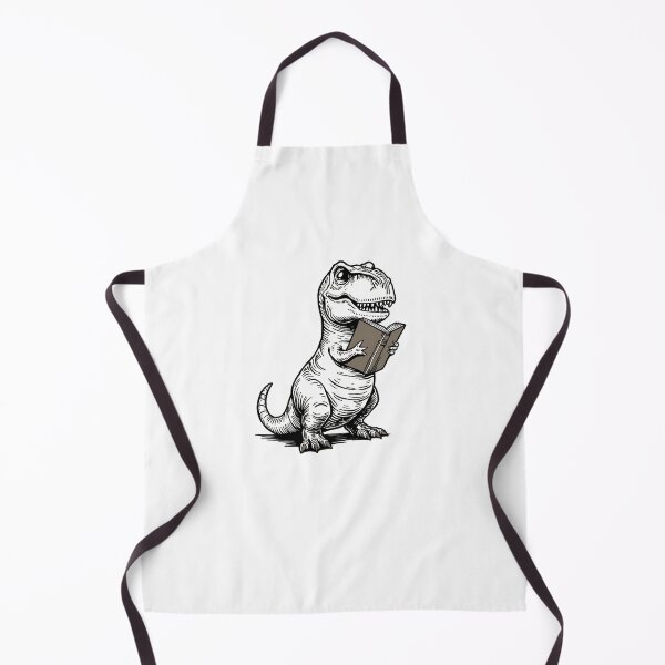 Item preview, Cute Dinosaur with Book,t-rex Dinosaur reading a book  designed and sold by SOUFIANE1991.