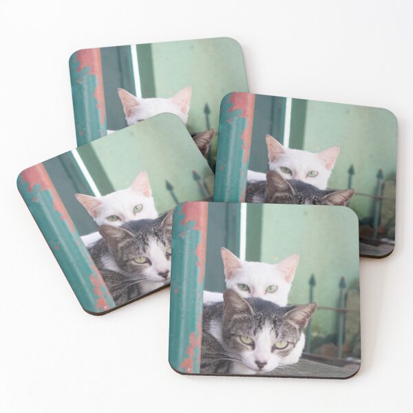 Item preview, Two Heads are Better than One - Cats designed and sold by ROSE ANN BANILAR.