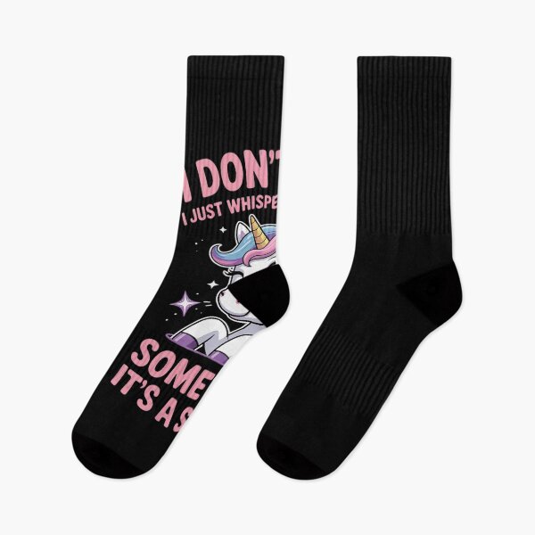 Item preview, I Don't Fart I Just Whisper In My Pants Unicorn Humor designed and sold by MarkLeedsArt.