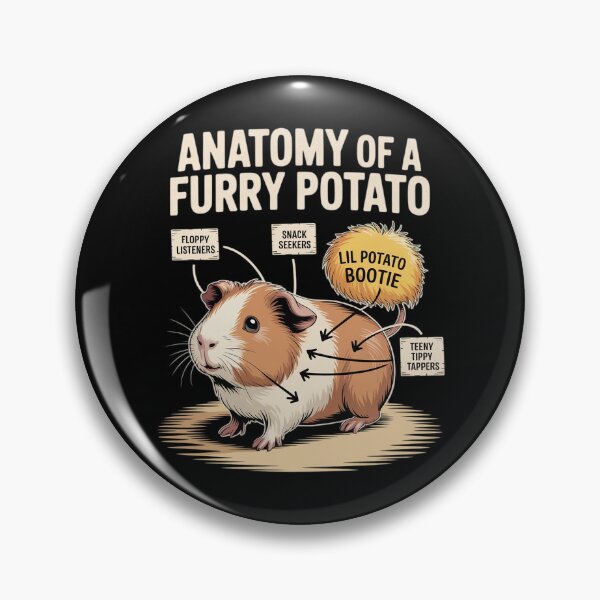 Item preview, Guinea Pig Anatomy Of Furry Potato Cavy Men Women Kids designed and sold by DigitaldeligArt.