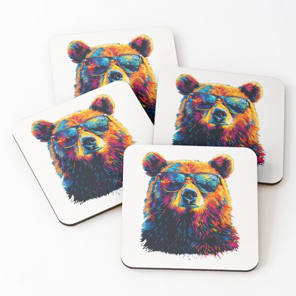 Item preview, Cool Bear with Beanie and Sunglasses  designed and sold by CriseldaBruning.