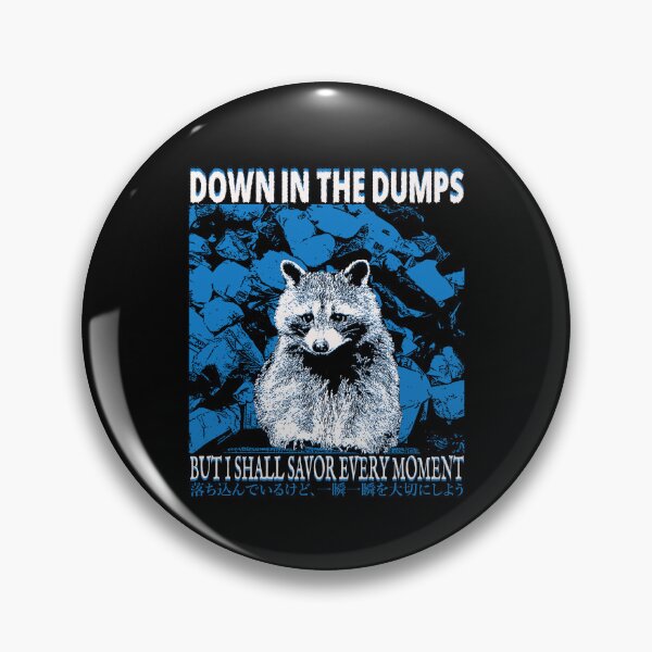 Item preview, Down in the Dumps Raccoon designed and sold by VintageMedatsu.