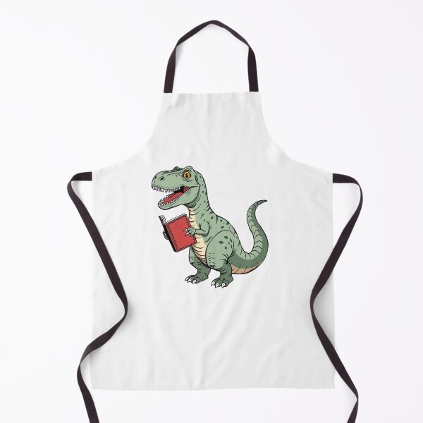 Item preview, Cute Dinosaur with Book,t-rex Dinosaur reading a book  designed and sold by SOUFIANE1991.