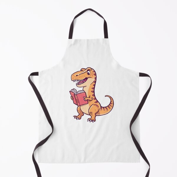 Item preview, Cute Dinosaur with Book,t-rex Dinosaur reading a book  designed and sold by SOUFIANE1991.