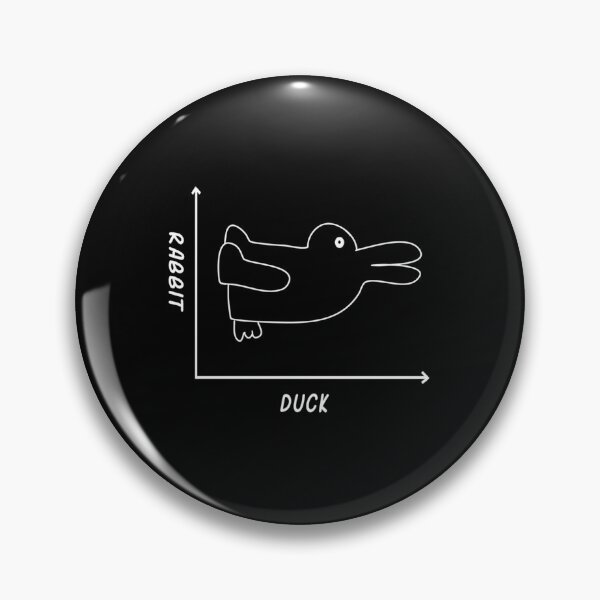 Item preview, Duck Rabbit Optical Illusion Graphic designed and sold by rimiuvay37.