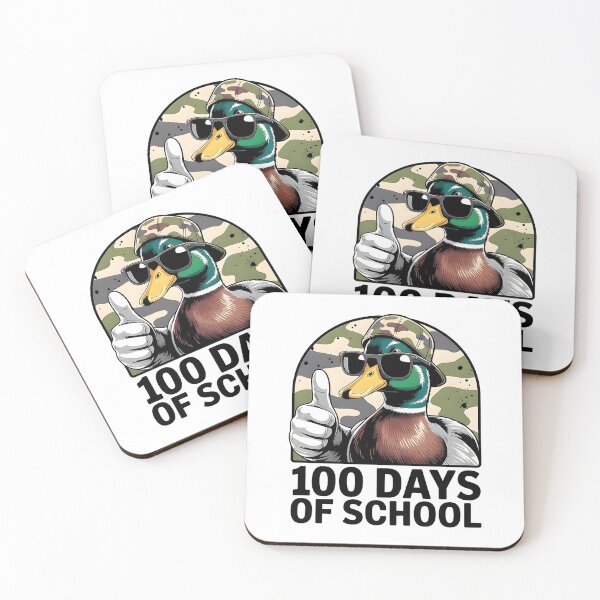 Item preview, Ducked' 100 Days of School designed and sold by Walterprice.