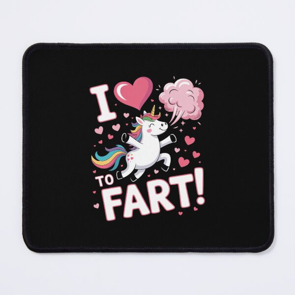 Item preview, I Love to Fart a Unicorn Love Fart I Heart Fart designed and sold by MarkLeedsArt.