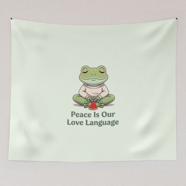 Item preview, At Peace With My Circle Galentine’s Kawaii Art designed and sold by Moon's Arts.
