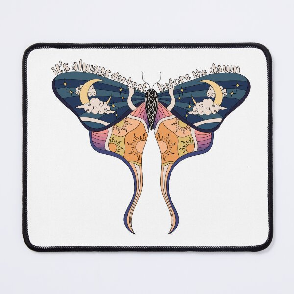 Item preview, Colourful moth it’s always darkest before the dawn designed and sold by waltcrystal.