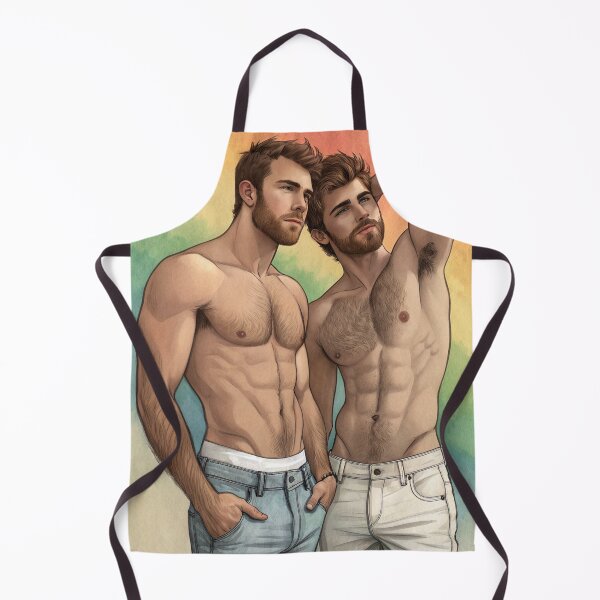 Artikelvorschau, Gay Pride Affection: Watercolor Guys entworfen und verkauft von gayishdesign.