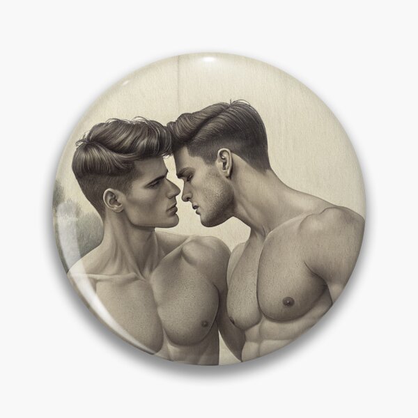 Item preview, Intense Romantic Guy Gaze designed and sold by gayishdesign.
