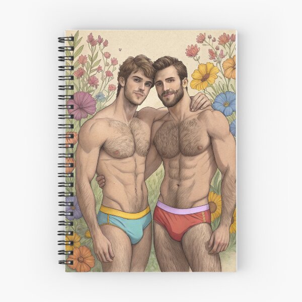 Item preview, Garden of Gay Lovers: Illustrated Floral Embrace designed and sold by gayishdesign.