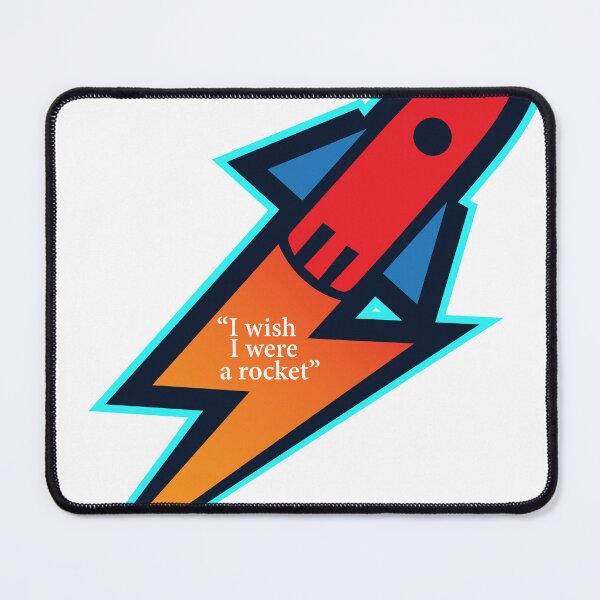 Item preview, I wish I were a rocket designed and sold by LOST IN THOUGHT.