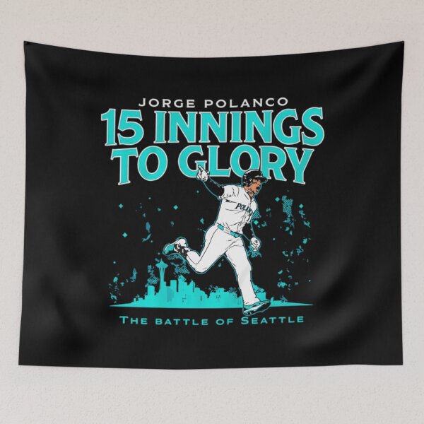 Item preview, Jorge Polanco 15 Innings To Glory The Battle Of Seattle Baseball designed and sold by MuseNova.