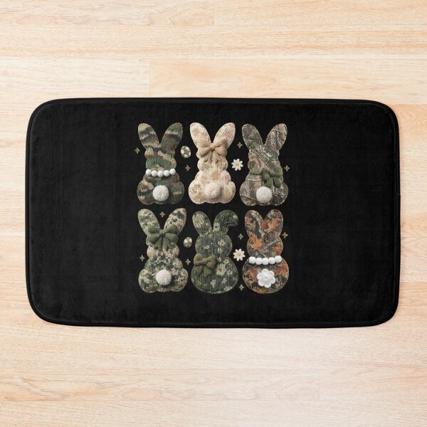 Item preview, Faux Yarn Coquette Easter Bunny Camo designed and sold by Walterprice.