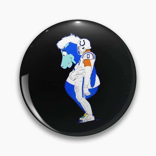 Item preview, Jonathan Taylor Colts Football And Blue Mascot Mem designed and sold by Imran Shoaib.