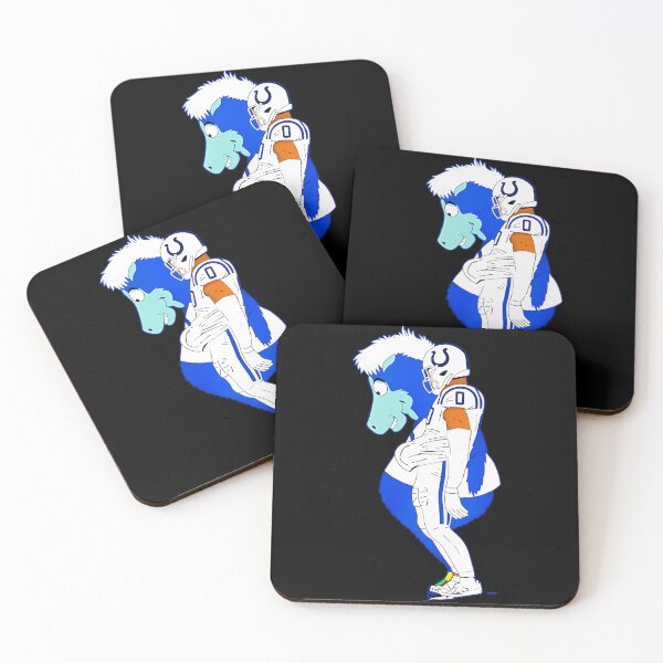 Item preview, Jonathan Taylor Colts Football And Blue Mascot Mem designed and sold by Imran Shoaib.