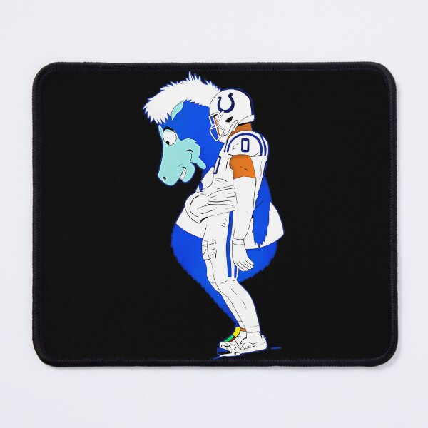 Item preview, Jonathan Taylor Colts Football And Blue Mascot Mem designed and sold by Imran Shoaib.