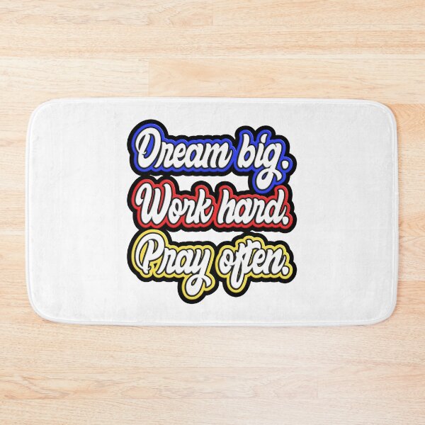 Item preview, Dream Big Work Hard Pray Often Motivational. designed and sold by Mr Lee.